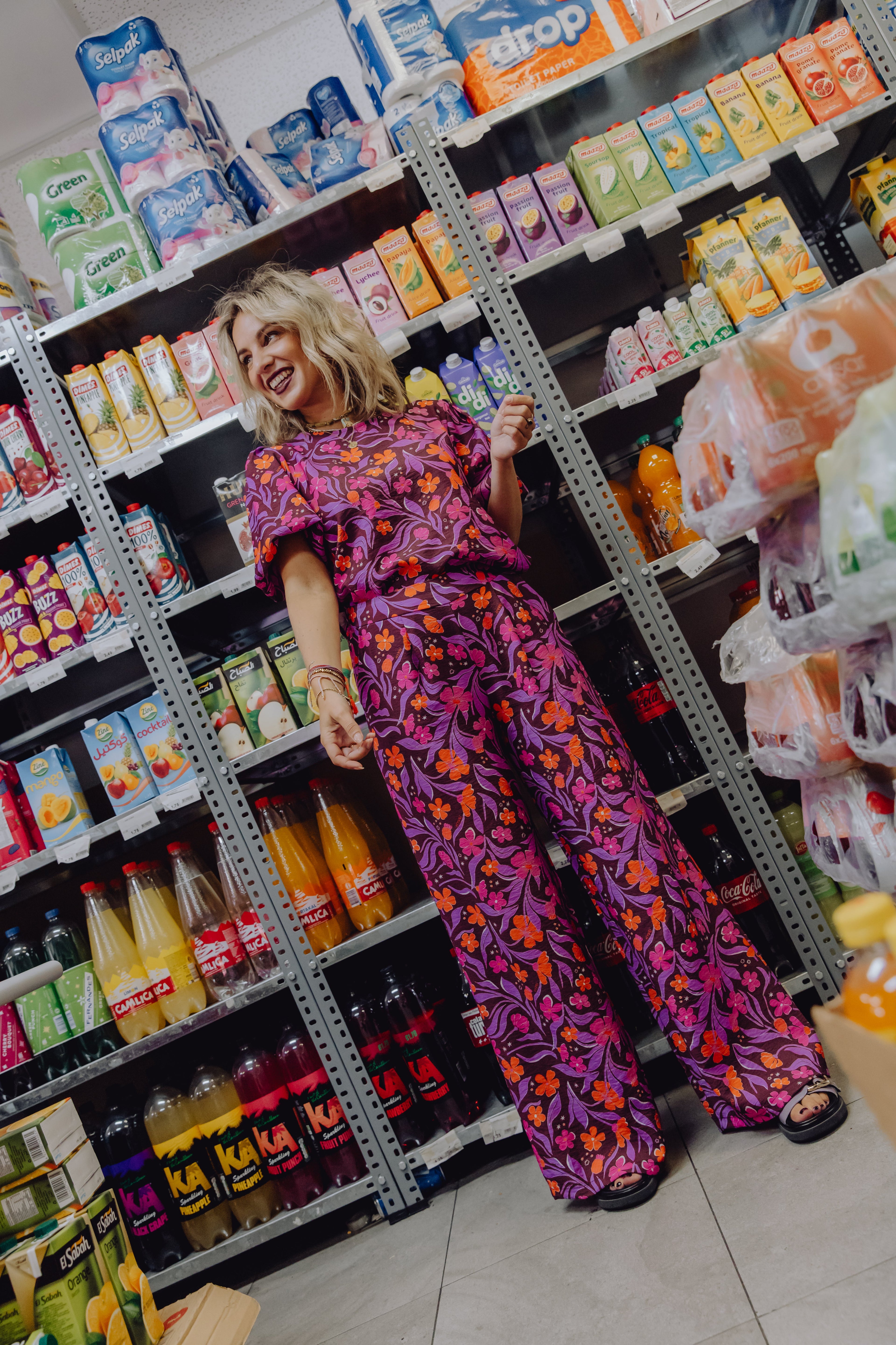 Spodnie Nola - fioletowe